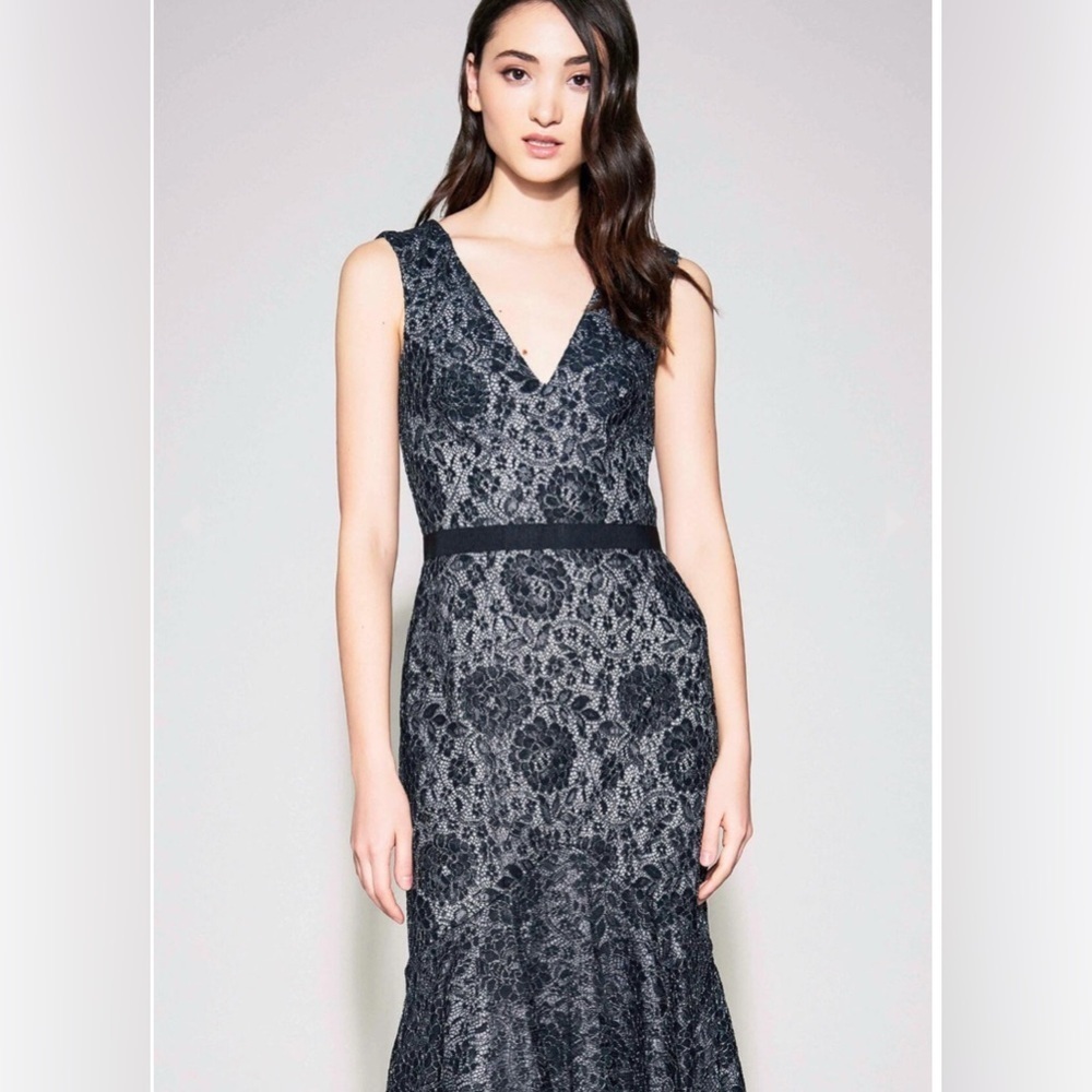 NWT SHO by Tadashi Shoji Whitney Floral Lace Dress 16